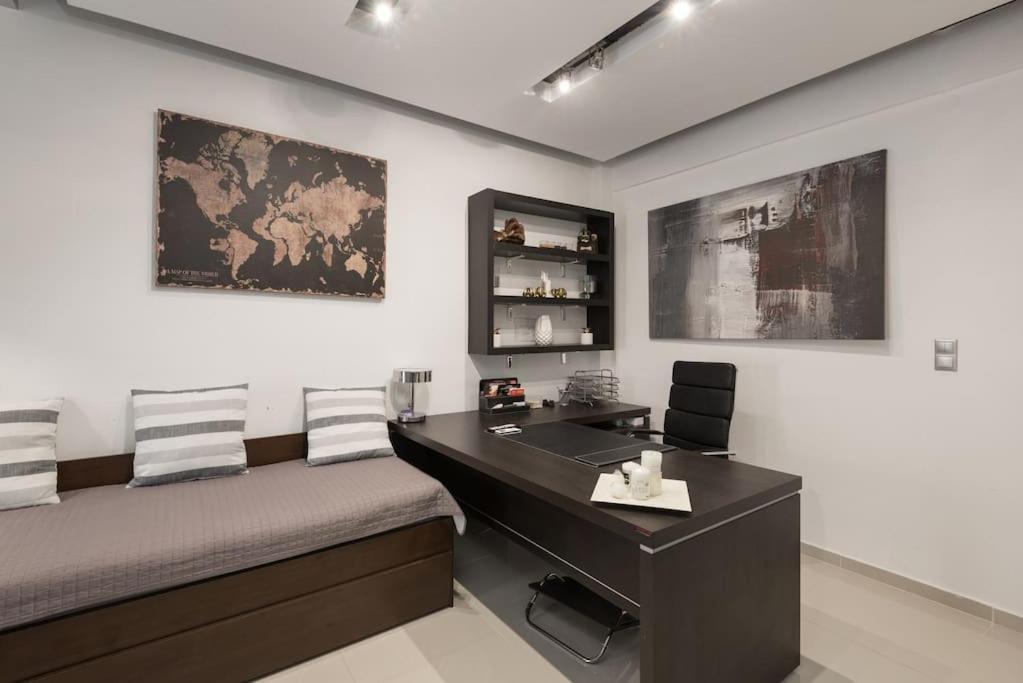 Modern Office Apartment.Wifi,2A/C,Luxury Fur/Tures Thessaloniki Buitenkant foto
